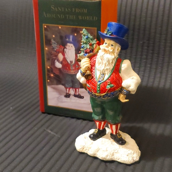 1996 Classic Collectables Santas From Around The World Austrian Santa Figurine - Picture 2 of 6